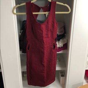 Burgundy dress from love culture